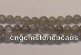 CMS301 15.5 inches 6mm round natural grey moonstone beads wholesale