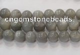 CMS303 15.5 inches 8mm round natural grey moonstone beads wholesale