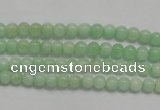 CMS401 15.5 inches 4mm round green moonstone beads wholesale