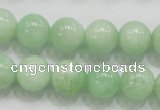 CMS405 15.5 inches 12mm round green moonstone beads wholesale