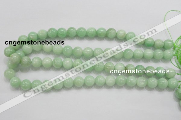 CMS405 15.5 inches 12mm round green moonstone beads wholesale