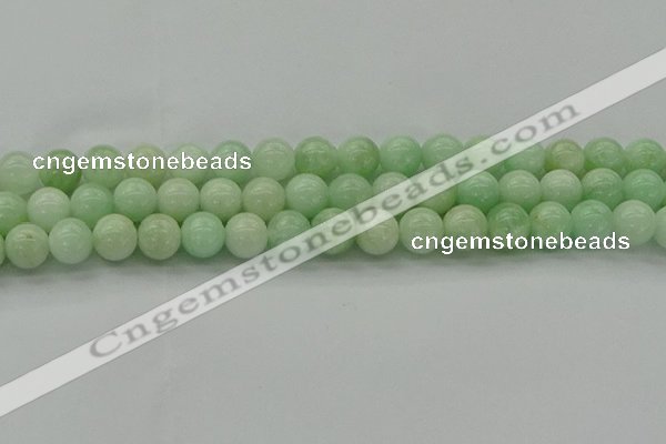 CMS412 15.5 inches 8mm round green moonstone beads wholesale