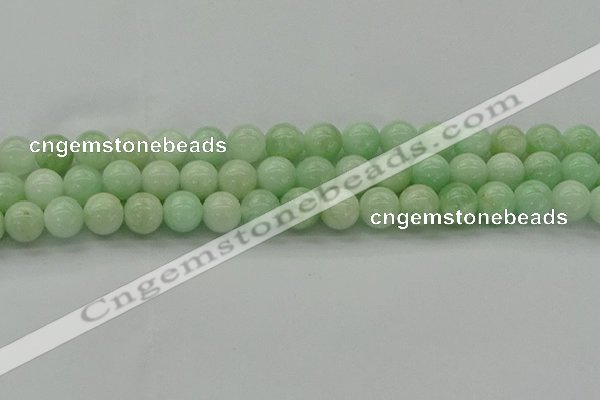 CMS412 15.5 inches 8mm round green moonstone beads wholesale