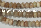 CMS518 15.5 inches 4*8mm rondelle moonstone beads wholesale