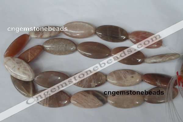 CMS543 15.5 inches 20*40mm marquise moonstone beads wholesale