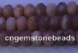 CMS564 15.5 inches 5*8mm faceted rondelle moonstone gemstone beads