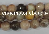 CMS572 15.5 inches 10mm faceted round moonstone beads wholesale