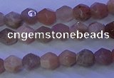 CMS580 15.5 inches 5*6mm faceted nuggets moonstone gemstone beads