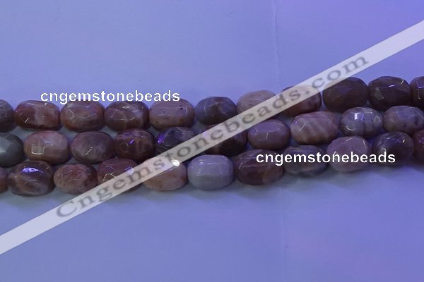 CMS583 15.5 inches 12*18mm faceted drum moonstone gemstone beads