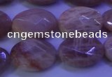 CMS585 15.5 inches 12*16mm faceted oval moonstone gemstone beads