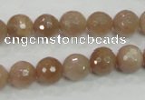 CMS60 15.5 inches 10mm faceted round moonstone gemstone beads