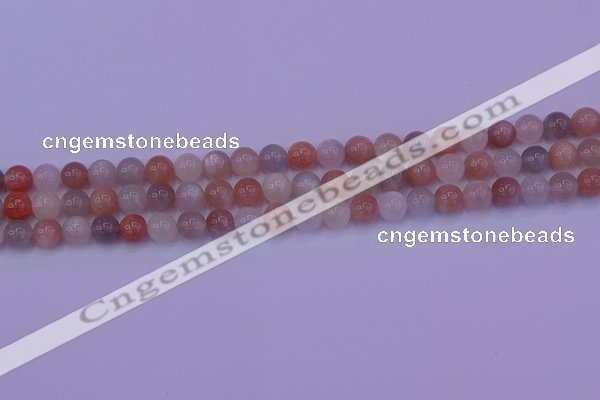 CMS621 15.5 inches 6mm round rainbow moonstone beads wholesale