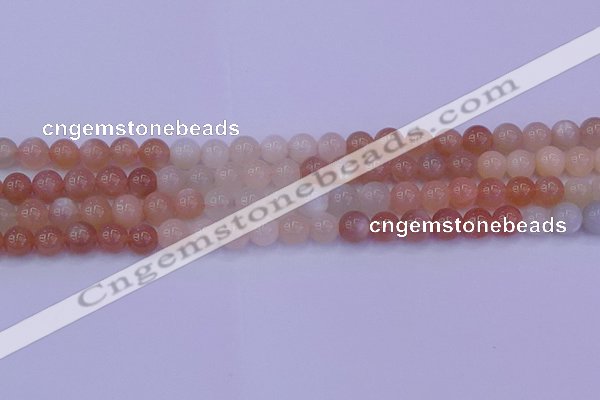 CMS632 15.5 inches 8mm round rainbow moonstone gemstone beads