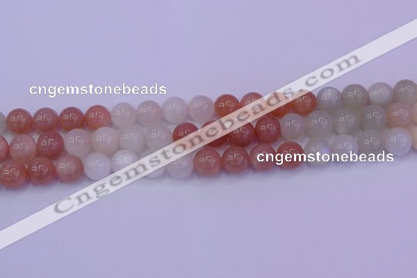 CMS633 15.5 inches 10mm round rainbow moonstone gemstone beads