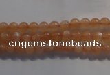 CMS731 15.5 inches 6mm round A grade natural peach moonstone beads