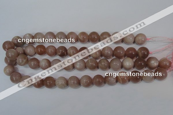 CMS757 15.5 inches 15mm round natural moonstone beads wholesale