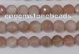 CMS764 15.5 inches 8mm faceted round natural moonstone beads