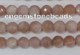 CMS764 15.5 inches 8mm faceted round natural moonstone beads