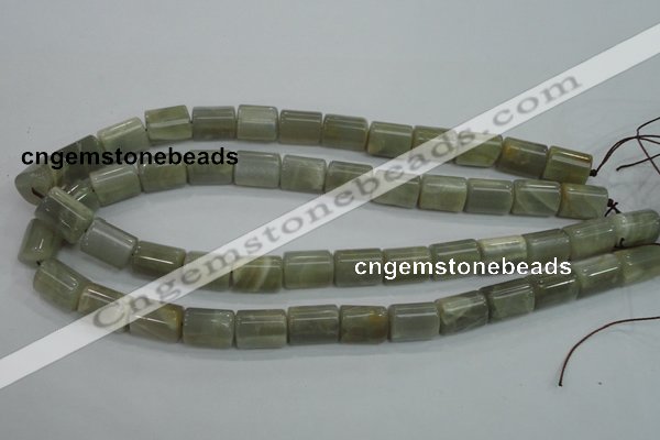 CMS78 15.5 inches faceted column 10*14mm moonstone gemstone beads