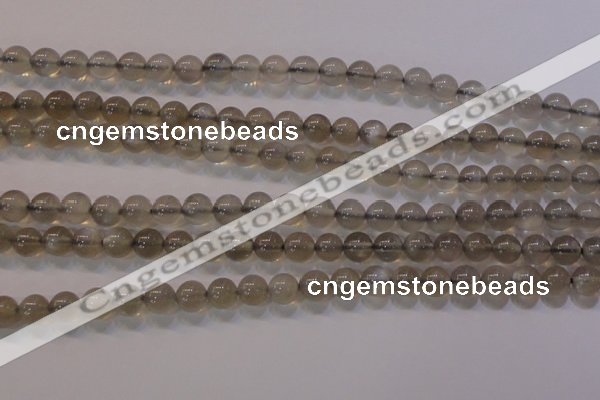 CMS851 15.5 inches 6mm round natural black moonstone beads