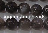 CMS853 15.5 inches 10mm round natural black moonstone beads