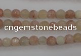 CMS870 15.5 inches 6mm faceted round moonstone gemstone beads