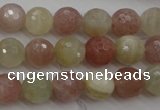 CMS880 15.5 inches 10mm faceted round moonstone gemstone beads