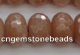 CMS954 15.5 inches 10*14mm faceted rondelle A grade moonstone beads