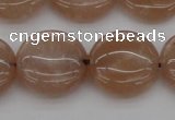 CMS959 15.5 inches 14mm flat round A grade moonstone beads