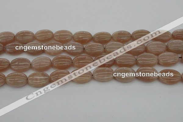 CMS962 15.5 inches 10*14mm oval A grade moonstone beads