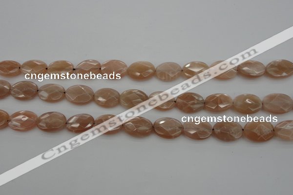 CMS966 15.5 inches 10*14mm faceted oval A grade moonstone beads