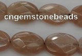 CMS967 15.5 inches 12*16mm faceted oval A grade moonstone beads