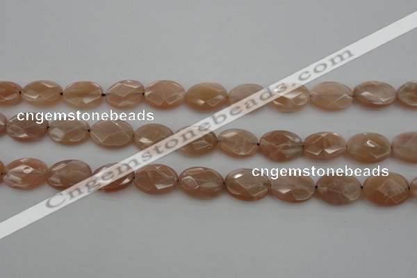 CMS967 15.5 inches 12*16mm faceted oval A grade moonstone beads