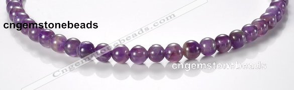 CNA02 8mm round AB grade natural amethyst quartz beads Wholesale