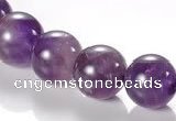 CNA04 AB grade 12mm round natural amethyst quartz bead Wholesale