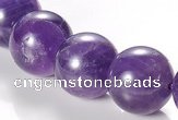 CNA06 AB grade natural amethyst 16mm round quartz bead Wholesale