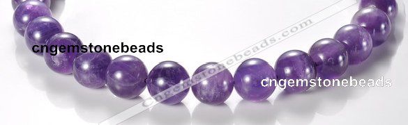 CNA06 AB grade natural amethyst 16mm round quartz bead Wholesale