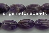 CNA1036 15.5 inches 8*12mm oval dogtooth amethyst beads wholesale