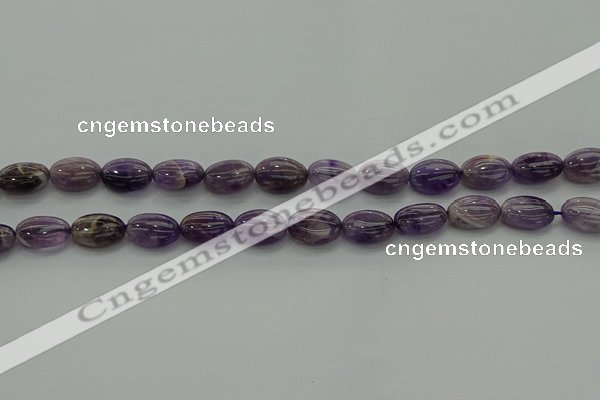 CNA1036 15.5 inches 8*12mm oval dogtooth amethyst beads wholesale