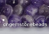 CNA1073 15.5 inches 10mm faceted round dogtooth amethyst beads