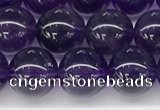 CNA1152 15.5 inches 8mm round natural amethyst gemstone beads