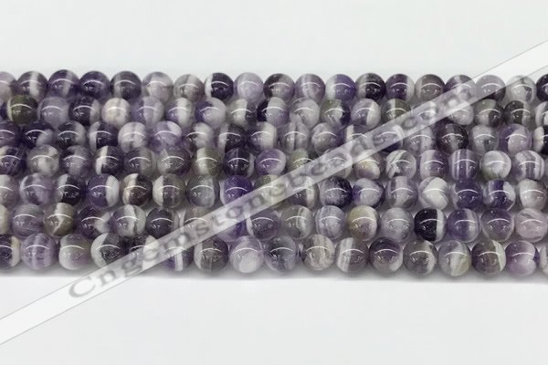 CNA1155 15.5 inches 6mm round natural dogtooth amethyst beads