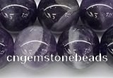 CNA1158 15.5 inches 12mm round natural dogtooth amethyst beads