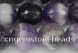 CNA1164 15.5 inches 12mm faceted round natural dogtooth amethyst beads