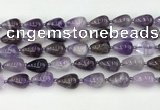 CNA1180 15.5 inches 11*16mm teardrop amethyst beads wholesale