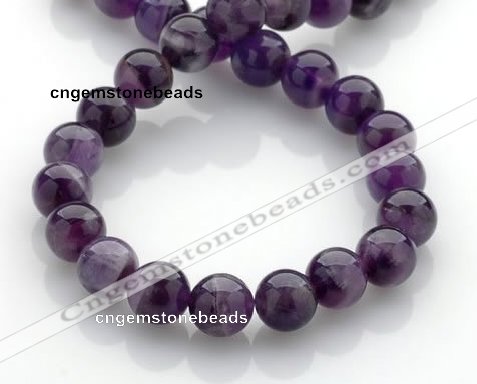 CNA15 15 inch 12mm round natural amethyst quartz beads Wholesale