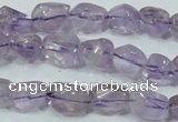 CNA201 15.5 inches 10*14mm faceted nugget natural amethyst beads