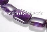 CNA22 13*18mm rectangle A- grade natural amethyst bead Wholesale