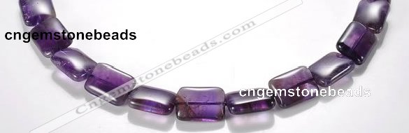 CNA22 13*18mm rectangle A- grade natural amethyst bead Wholesale