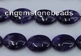 CNA275 15.5 inches 12*16mm oval natural amethyst beads wholesale